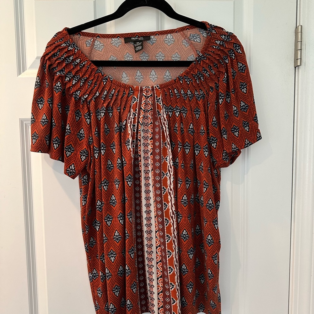 2X Style & Co. Blouse
